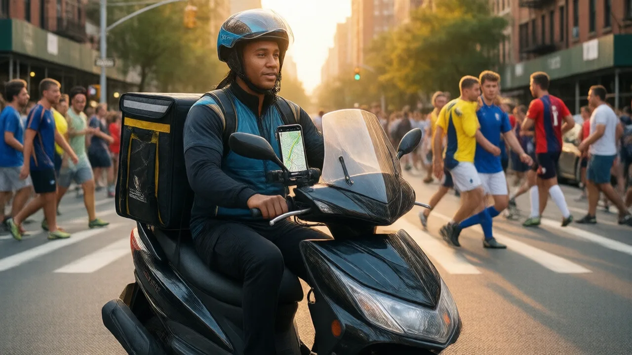 Delivery Logistics in a World Cup Summer